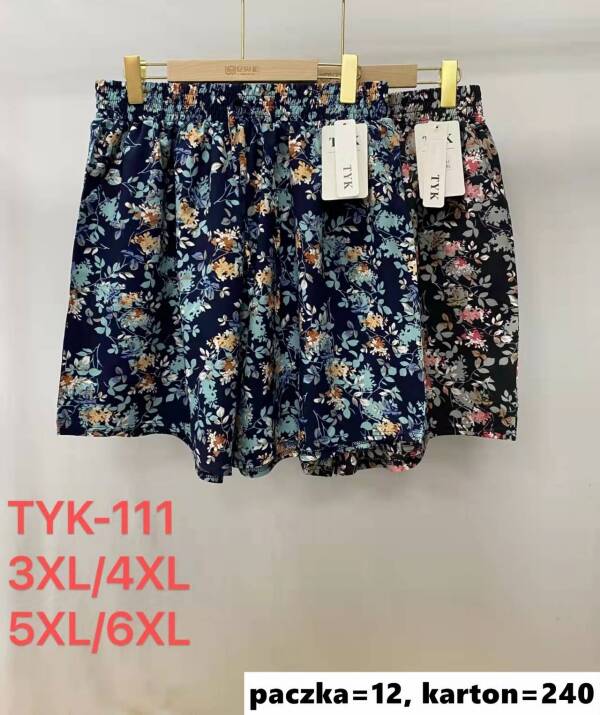 Szorty damskie Roz 3XL-6XL, Mix Kolor Paczka 12 szt